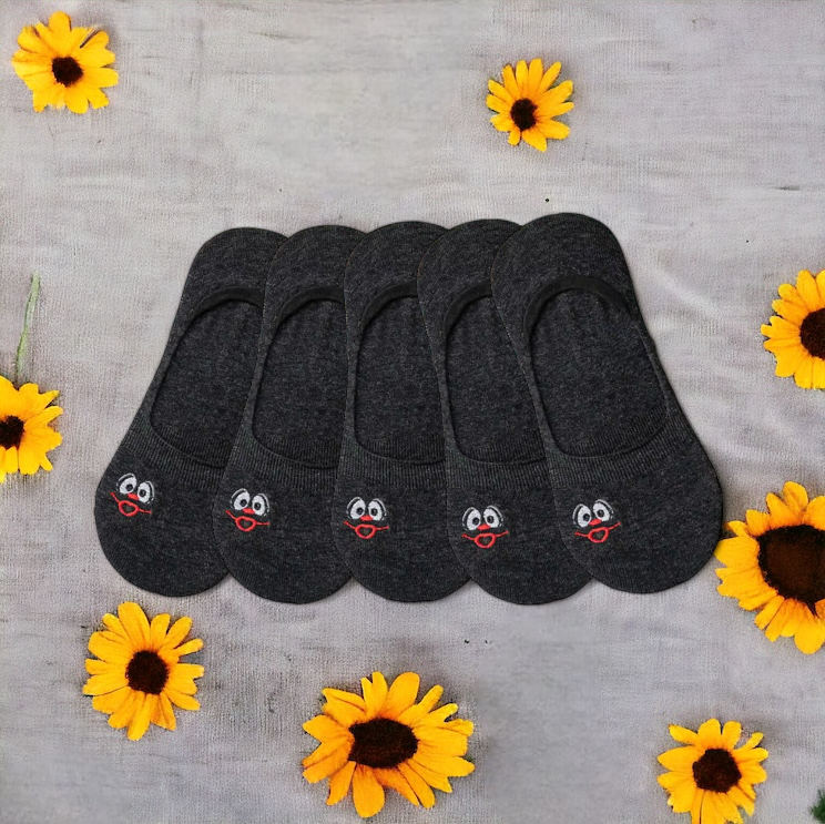 Tittut Strumpan - Classic Invisible 5-pack Svart, Vit