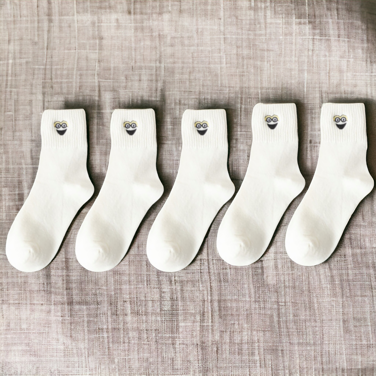 Tittut Strumpf – Classic Standard 5er-Pack Schwarz, Weiß