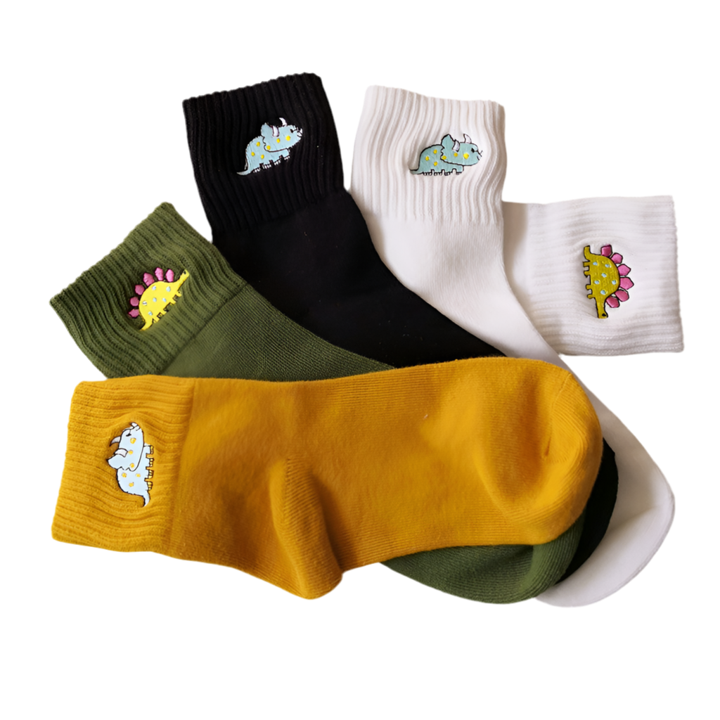 Tittut Strumpan - Standard Dino 5-pack Färgmix