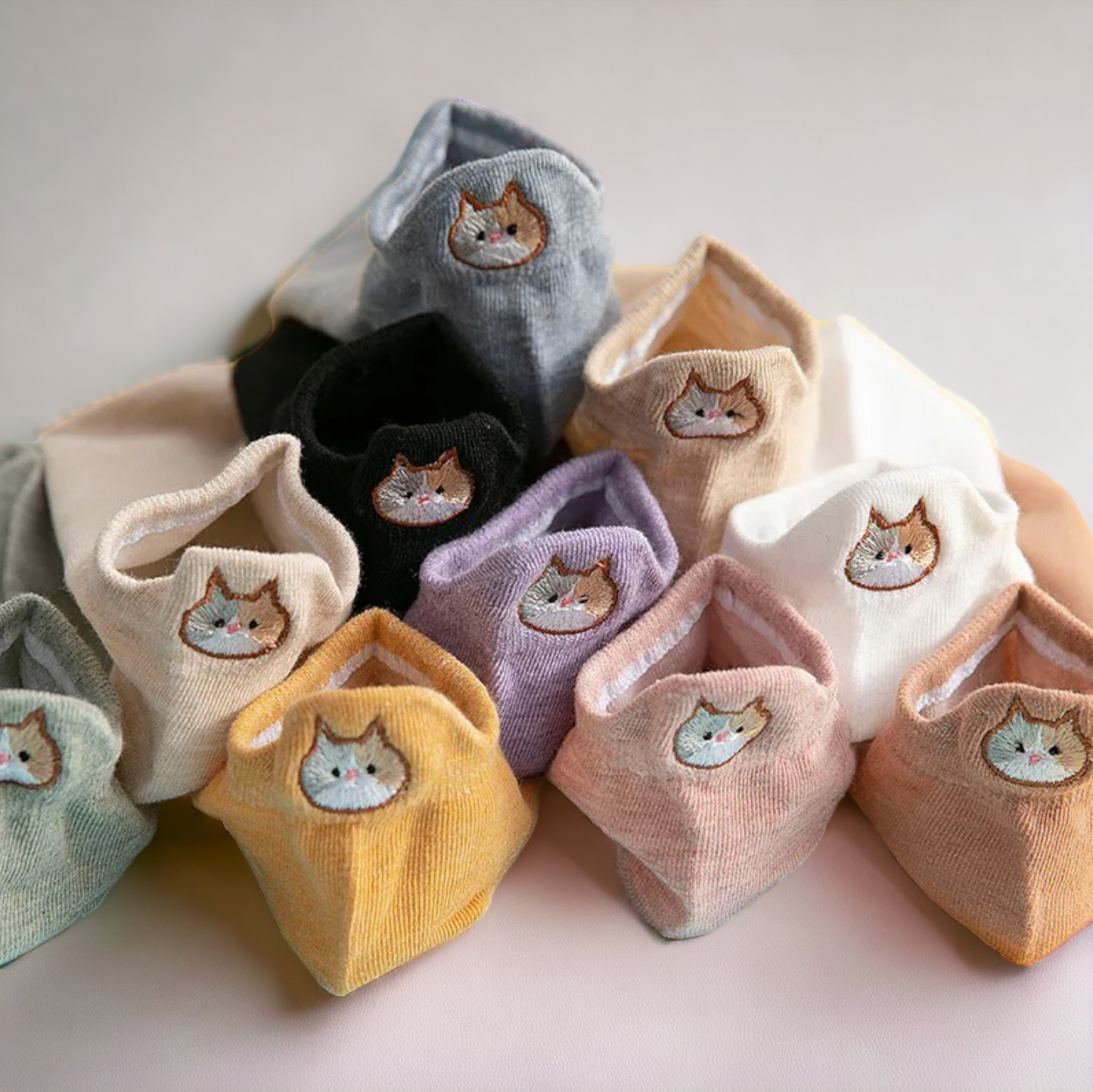 Tittut Strumpan - Kitty 10-pack Färgmix