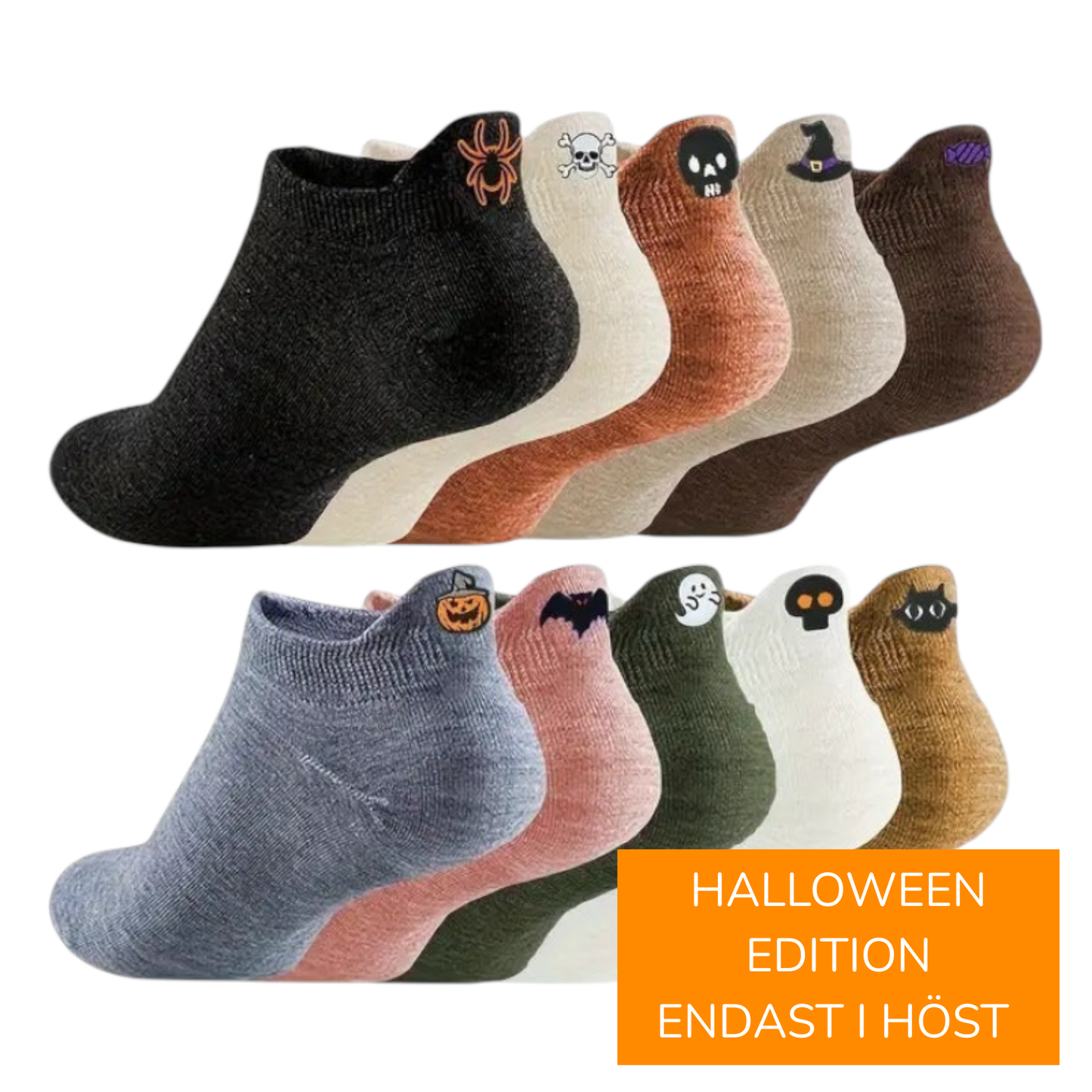 Tittut Strumpan - Halloween 10-pack Färgmix LIMITED EDITION